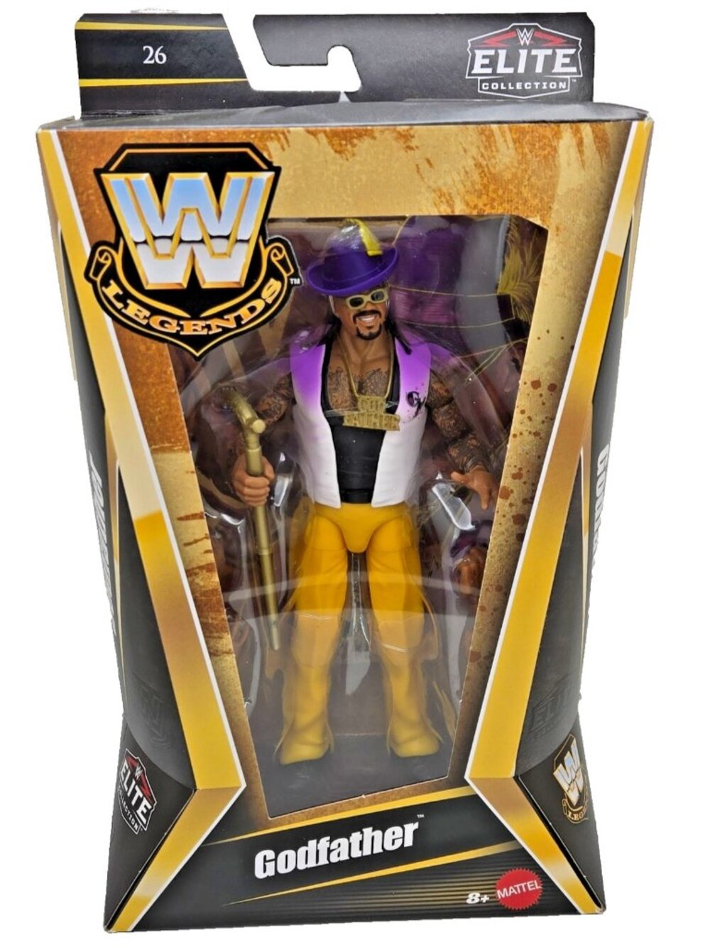 Mattel WWE Elite Legends The Godfather Action Figure Wrestling Collectible